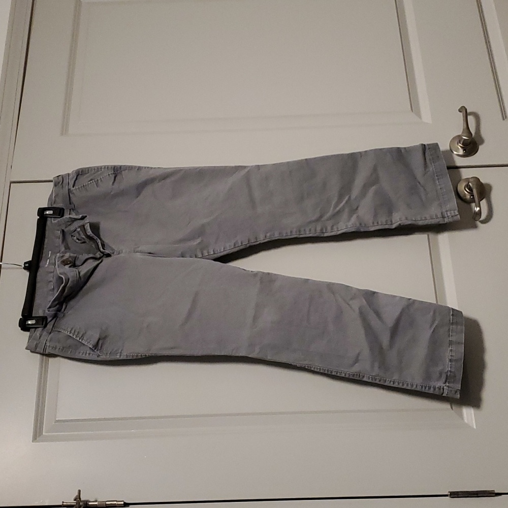 old navy khaki boot cut pants